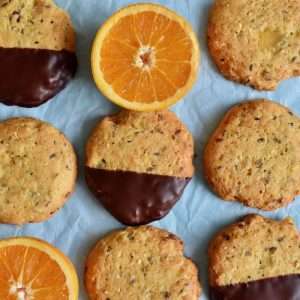 A lovely orange-ginger cookie