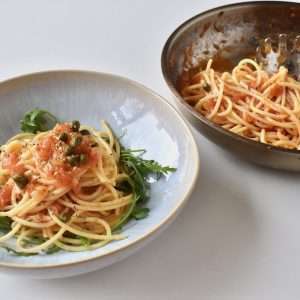 vegan spaghetti all'arrabbiata