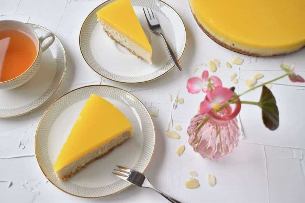 Cheesecake met Sinaasappel & Mango