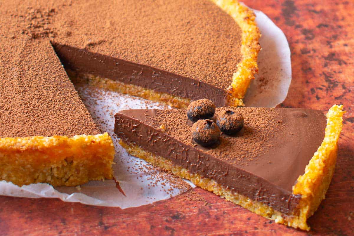 silky smooth gluten-free chocolate pie