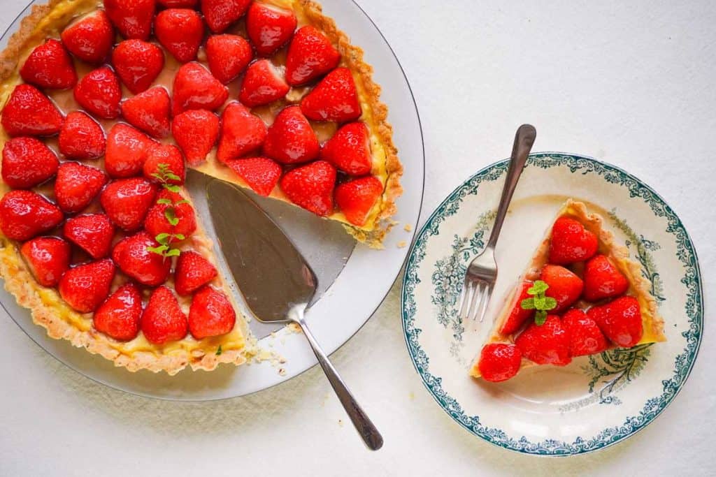 tarte aux fraises